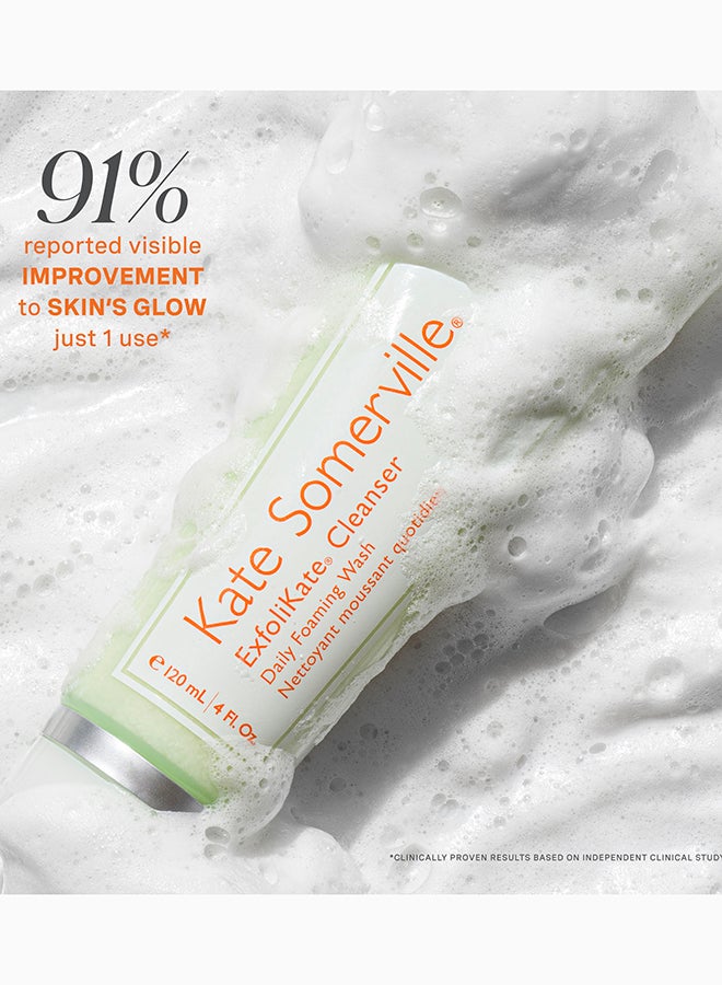 Kate Somerville ExfoliKate Daily Foaming Cleanser 120ml – Exfoliating Face Wash for Smooth & Clear Skin - Image 5